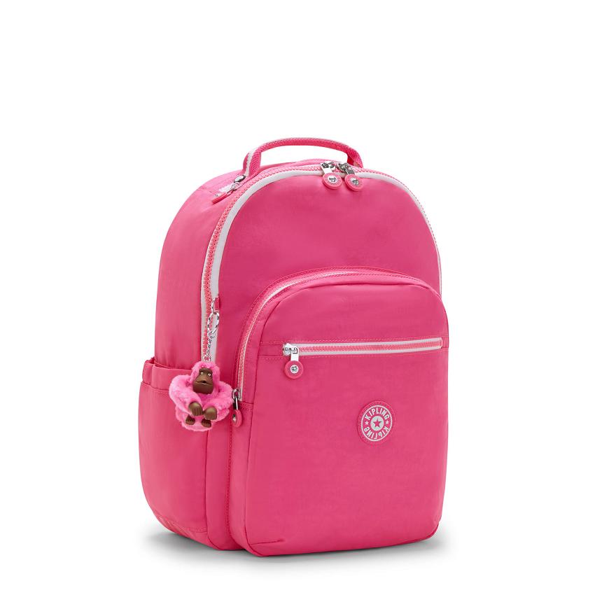 Kipling Seoul Large School Backpacks Pink | Ki1891B