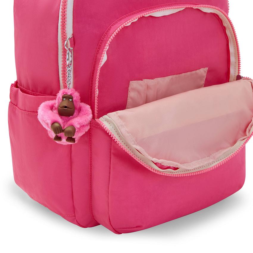 Kipling Seoul Large School Backpacks Pink | Ki1891B