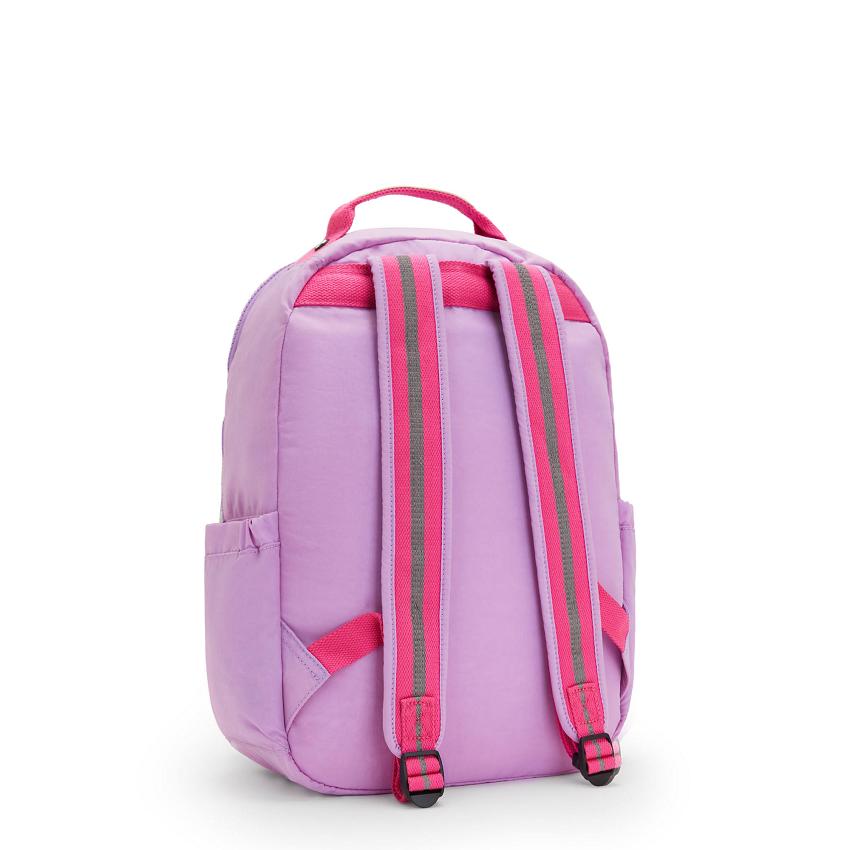 Kipling Seoul Large School Backpacks Purple | Ki1830E