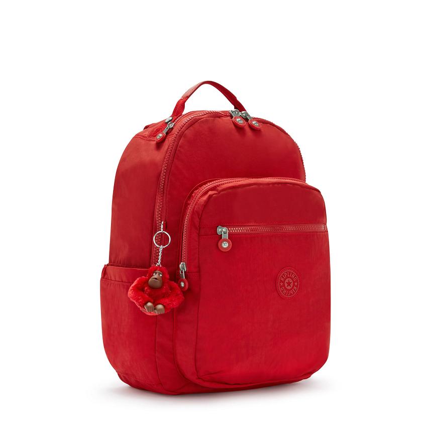 Kipling Seoul Large School Backpacks Red | Ki1972K