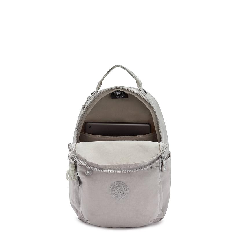 Kipling Seoul Small Backpacks Grey | Ki2096U