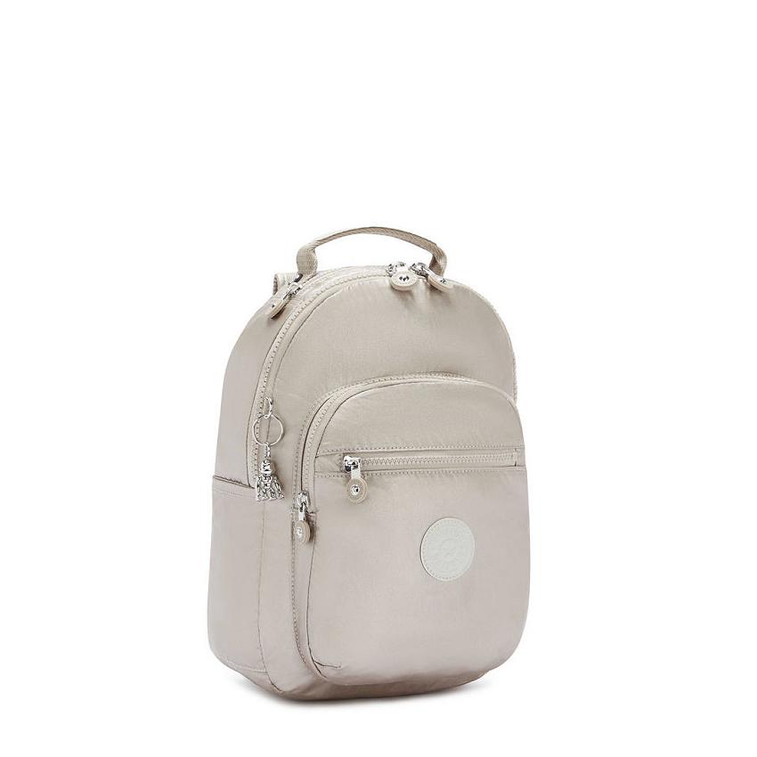 Kipling Seoul Small Metallic Backpacks Metal | Ki1065R