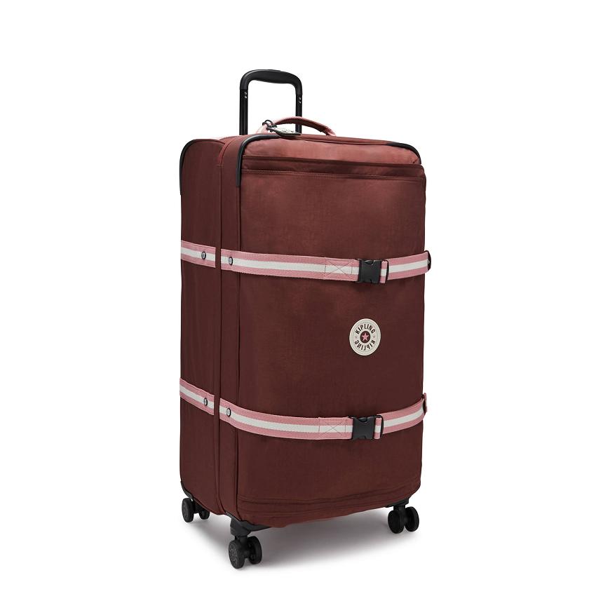 Kipling Spontaneous Large Rolling Luggage Burgundy | Ki1210H