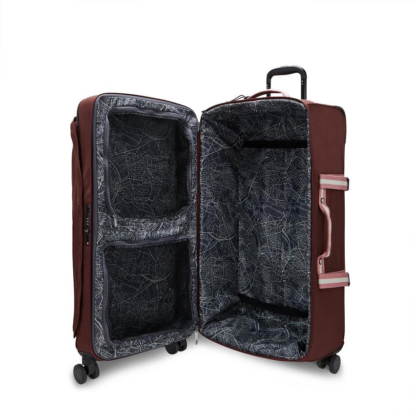 Kipling Spontaneous Large Rolling Luggage Burgundy | Ki1210H