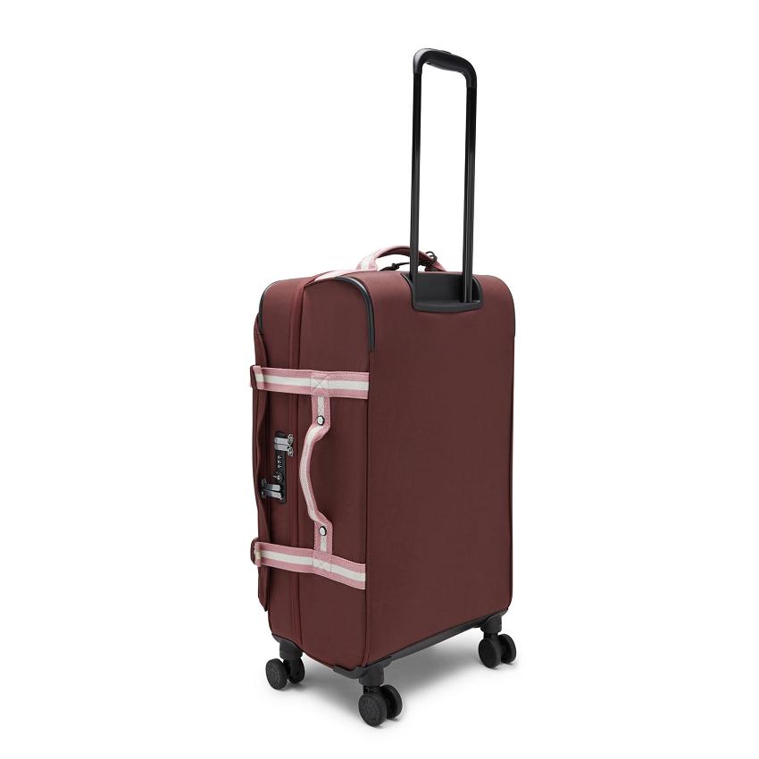 Kipling Spontaneous Medium Rolling Luggage Burgundy | Ki1248Q