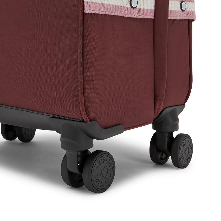 Kipling Spontaneous Medium Rolling Luggage Burgundy | Ki1248Q