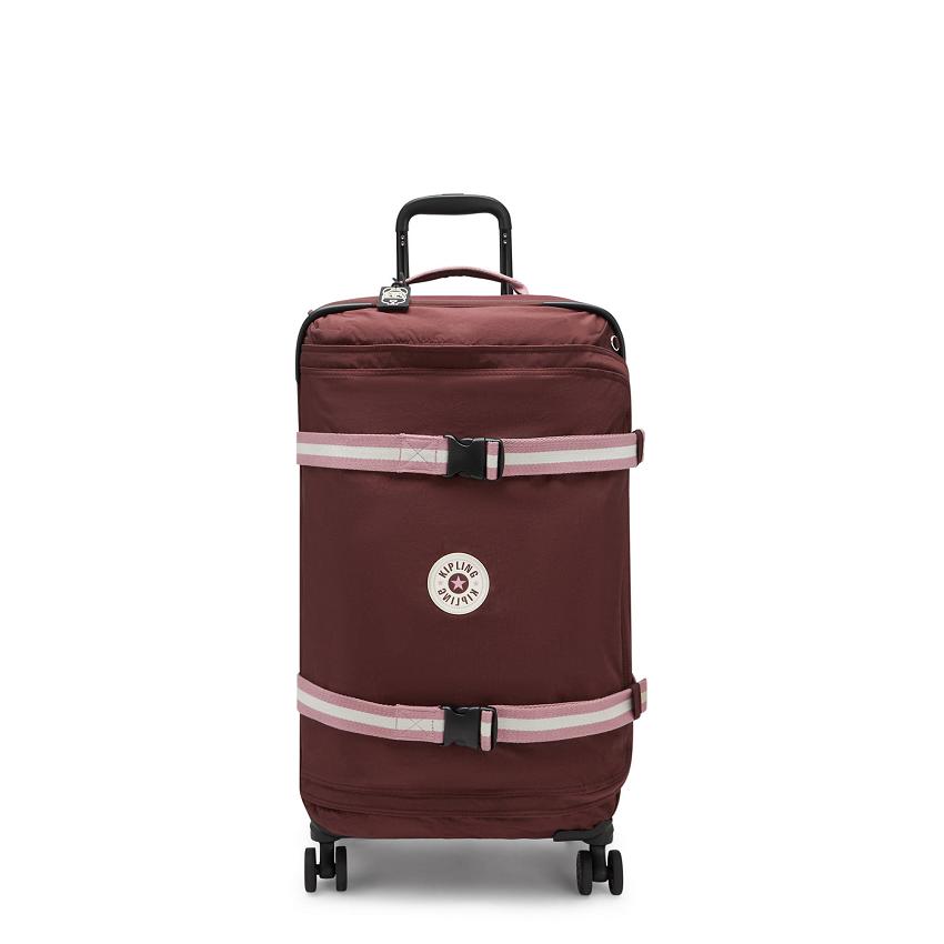 Kipling Spontaneous Medium Rolling Luggage Burgundy | Ki1248Q