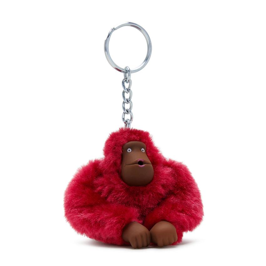 Kipling Sven Small Keychains Dark Red | Ki1687P