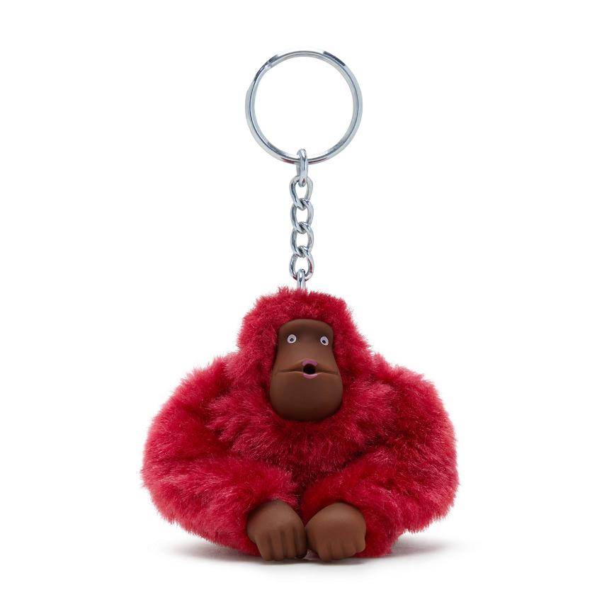 Kipling Sven Small Keychains Dark Red | Ki1687P