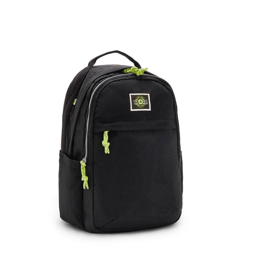 Kipling Xavi Laptop Backpacks Black | Ki1827J