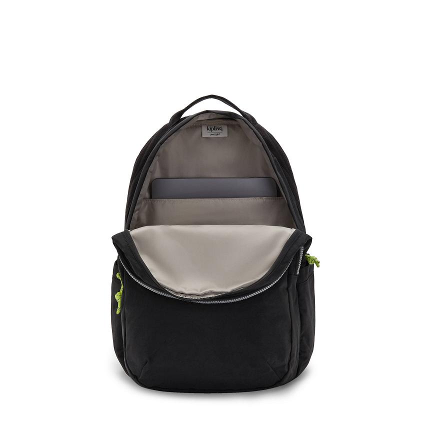 Kipling Xavi Laptop Backpacks Black | Ki1827J