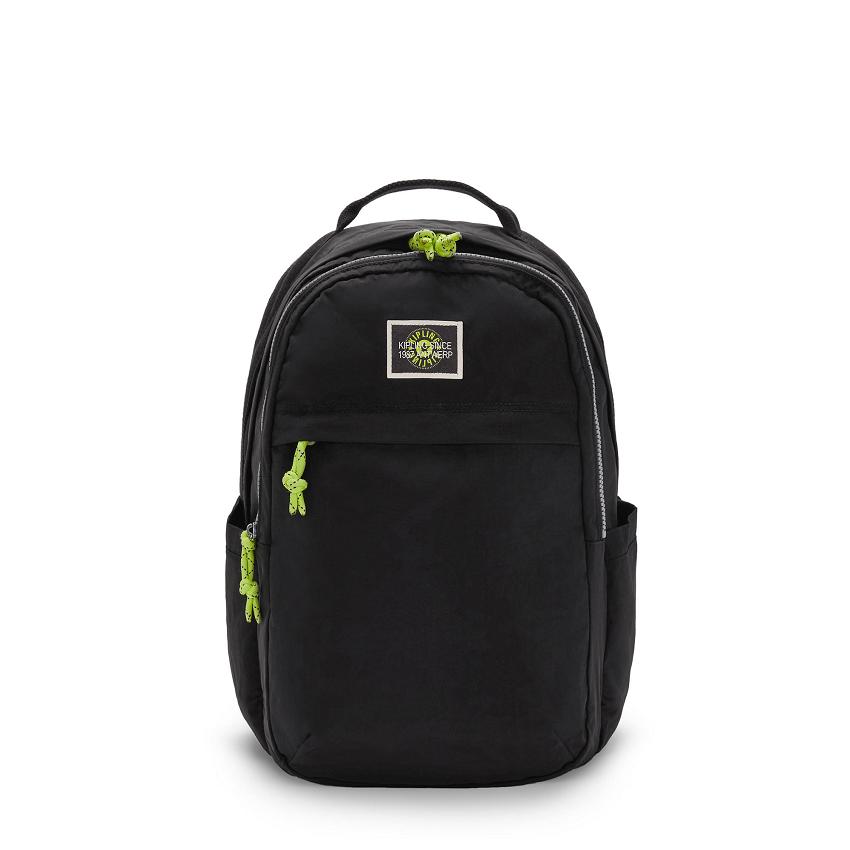 Kipling Xavi Laptop Backpacks Black | Ki1827J