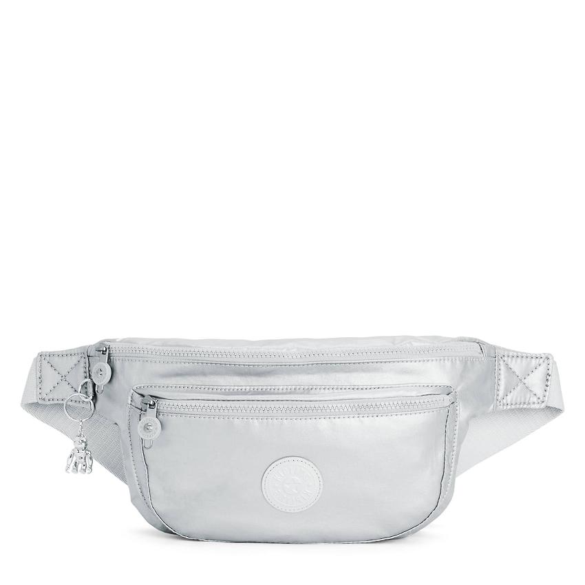 Kipling Yasemina Metallic Bags Silver | Ki1296G